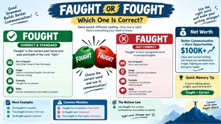 Faught or Fought