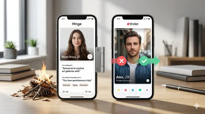 hinge or tinder