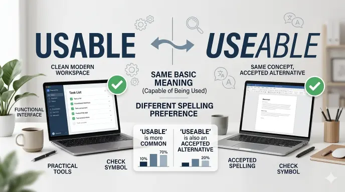 Usable or Useable