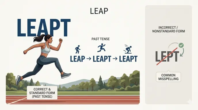 Leapt or Lept