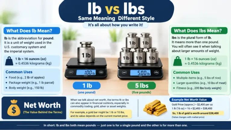 LB or LBS Explained
