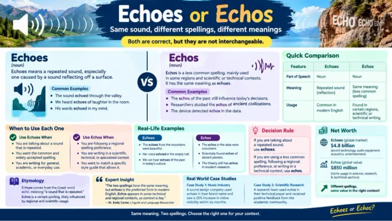 Echoes or Echos