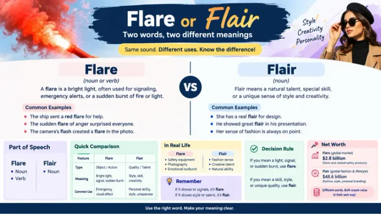 Flare vs Flair