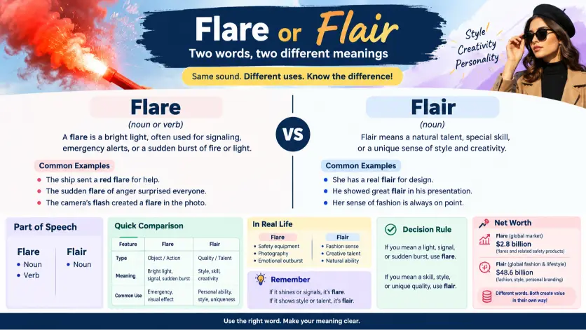 Flare vs Flair