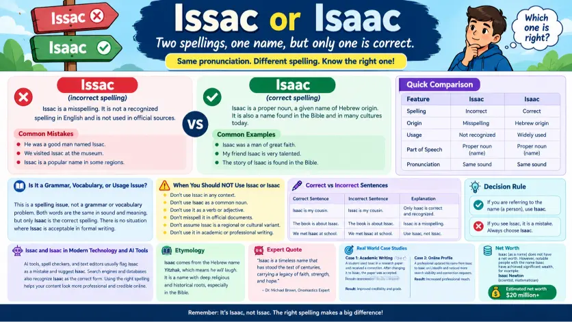Issac vs Isaac