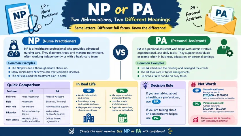 NP or PA