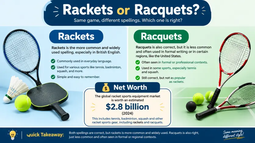 Rackets or Racquets