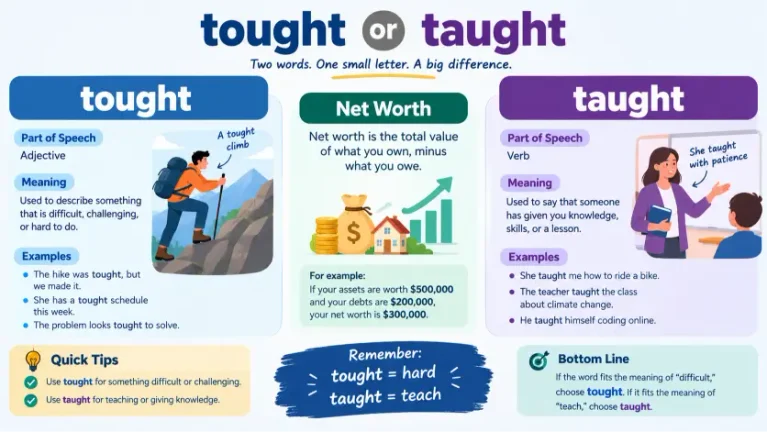 Tought or Taught